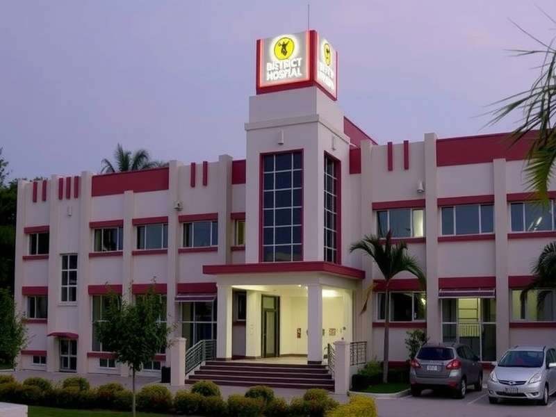 District Hospital King Koti Building Front View